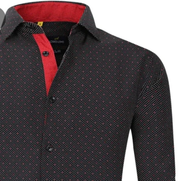 azaro uomo dress shirts Amazon.com: Azaro Uomo Men's Big-Tall Long Sleeve Dress Shirt Fitted Casual Button Down Slim Fit Shirt, Toucan-Blue, XXL : Clothing, Shoes & Jewelry